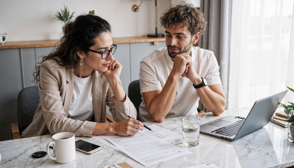 Norfolk couple signing a legally valid Will with professional estate planner at home.